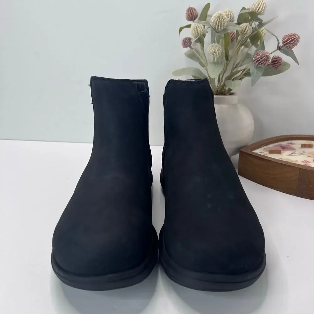 Kuru Draft Salo Lightweight Slip On Comfort Boot Jet Black Men 10.5 Medium NWOB